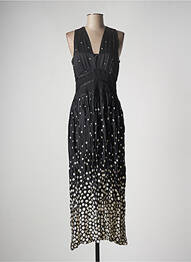 Robe longue sans manche sans manche noir PAUL BRIAL femme