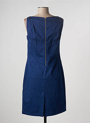 Robe mi-longue sans manche sans manche bleu PAUL BRIAL femme
