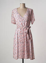 Robe mi-longue rose PAUL BRIAL pour femme seconde vue