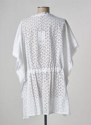 Gilet manches courtes manches courtes blanc PAUL BRIAL femme