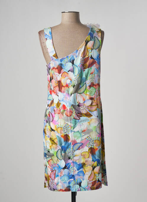 Robe mi-longue bleu PAUL BRIAL pour femme