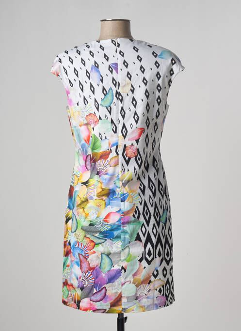 Robe mi-longue blanc PAUL BRIAL pour femme