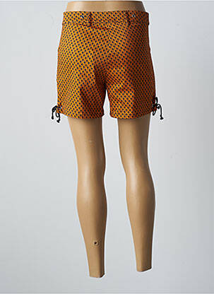 Short fermeture zippée sous rabat boutonné taille normale orange PAUL BRIAL femme