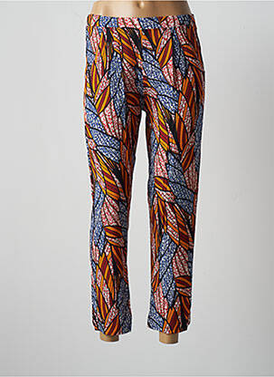 Pantalon slim taille élastique taille normale bleu PAUL BRIAL femme