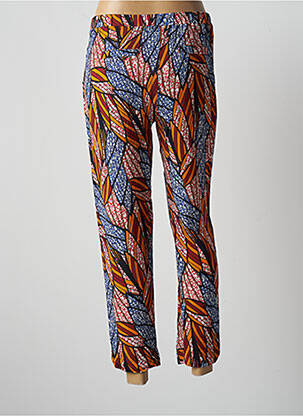 Pantalon slim taille élastique taille normale bleu PAUL BRIAL femme