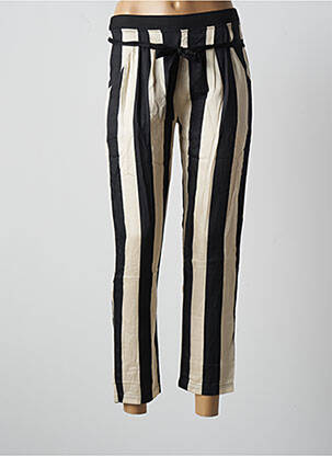 Pantalon poches taille haute noir PAUL BRIAL femme