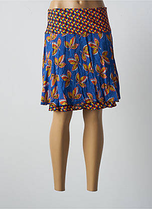 Jupe courte doublure bleu PAUL BRIAL femme