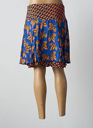 Jupe courte doublure bleu PAUL BRIAL femme