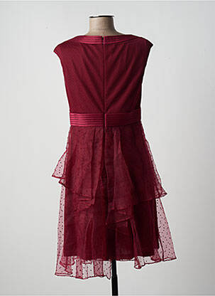 Robe mi-longue sans manche sans manche rouge PAUL BRIAL femme