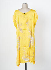 Robe mi-longue jaune MALOKA pour femme seconde vue