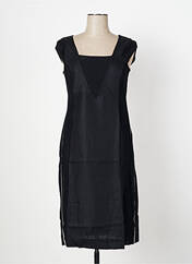 Robe mi-longue noir MALOKA pour femme seconde vue