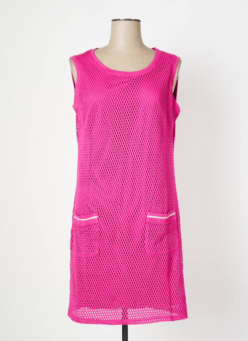 Robe courte rose MALOKA pour femme