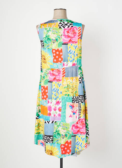 Robe mi-longue bleu MALOKA pour femme