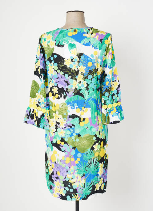 Robe mi-longue bleu MALOKA pour femme