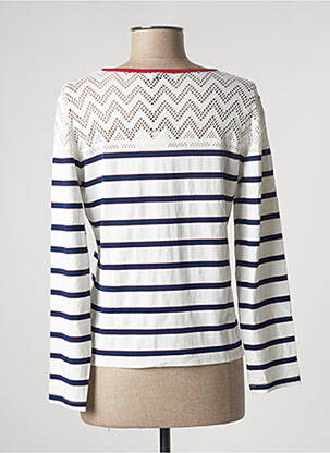 T-shirt manches longues manches longues bleu PAUL BRIAL femme