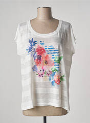 T-shirt blanc PAUL BRIAL pour femme seconde vue