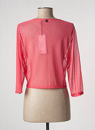 Gilet manches longues manches 3/4 rouge MALOKA femme