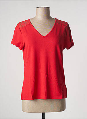 T-shirt rouge MALOKA pour femme