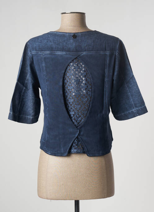 Veste casual bleu MALOKA pour femme