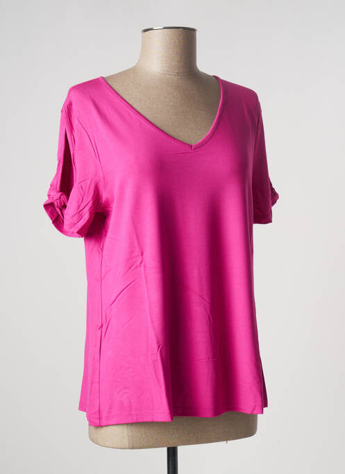 T-shirt rose MALOKA pour femme