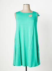 Robe mi-longue vert MALOKA pour femme seconde vue
