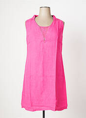 Robe mi-longue rose MALOKA pour femme seconde vue
