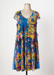 Robe mi-longue bleu MALOKA pour femme seconde vue