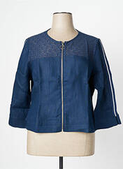 Veste casual bleu MALOKA pour femme seconde vue