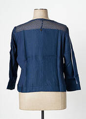 Veste casual bleu MALOKA pour femme seconde vue