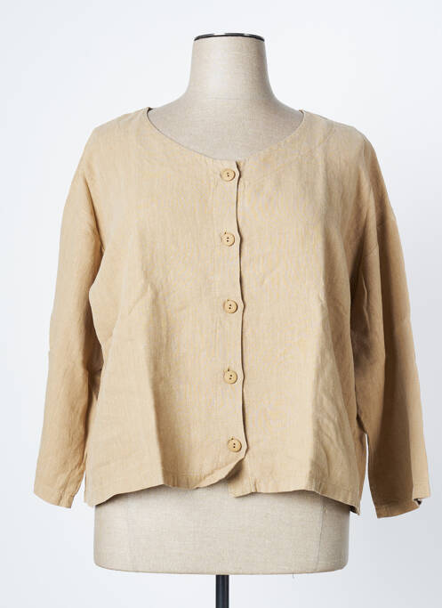 Veste casual marron G!OZE pour femme
