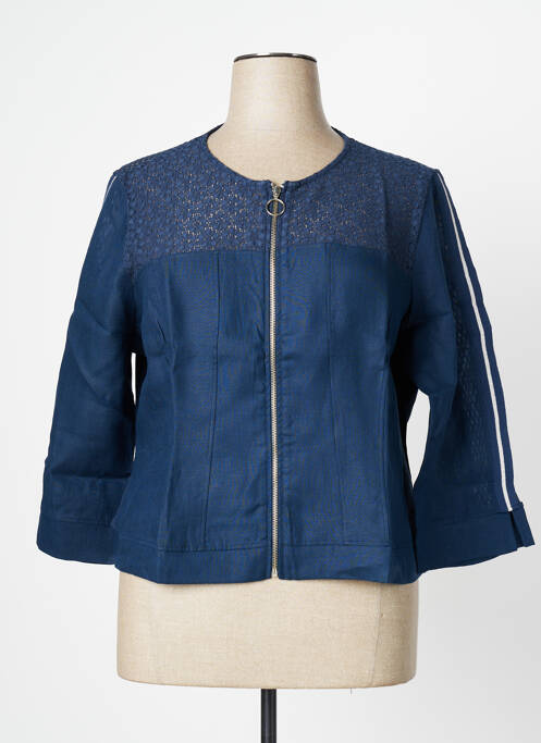 Veste casual bleu MALOKA pour femme