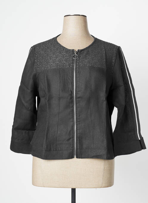 Veste casual noir MALOKA pour femme