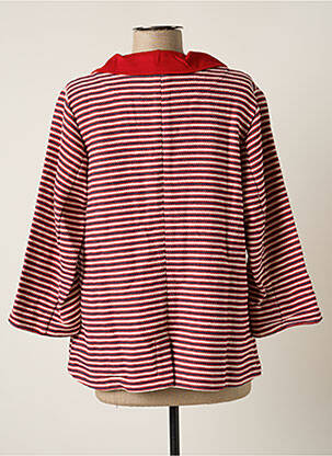 Veste casual col tailleur rouge PAUL BRIAL femme