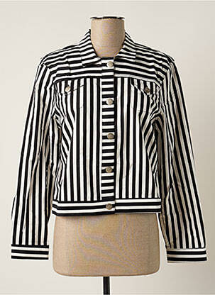 Veste casual coupe droite noir PAUL BRIAL femme