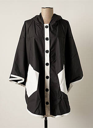 Imperméable manches longues a capuche blanc G!OZE femme