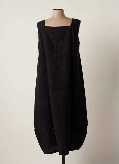 Robe mi-longue noir G!OZE pour femme