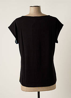 T-shirt imprimé fantaisie manches courtes bleu MALOKA femme