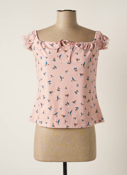 Top rose PAUL BRIAL pour femme