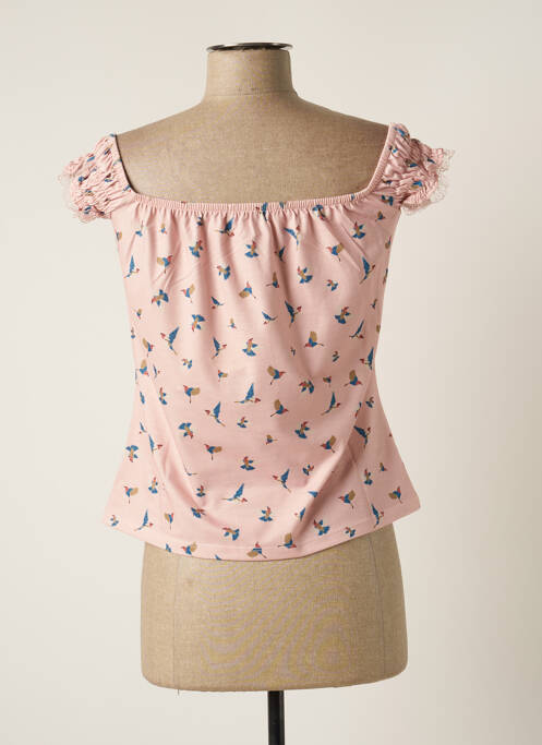 Top rose PAUL BRIAL pour femme