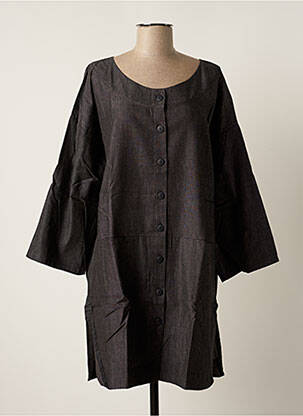 Veste casual col rond gris G!OZE femme