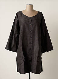Veste casual col rond gris G!OZE femme