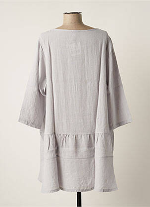 Tunique manches longues col rond gris G!OZE femme