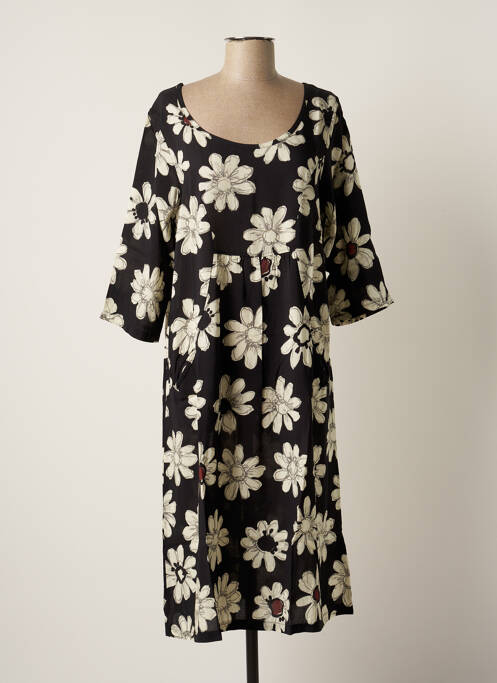 Robe mi-longue noir G!OZE pour femme