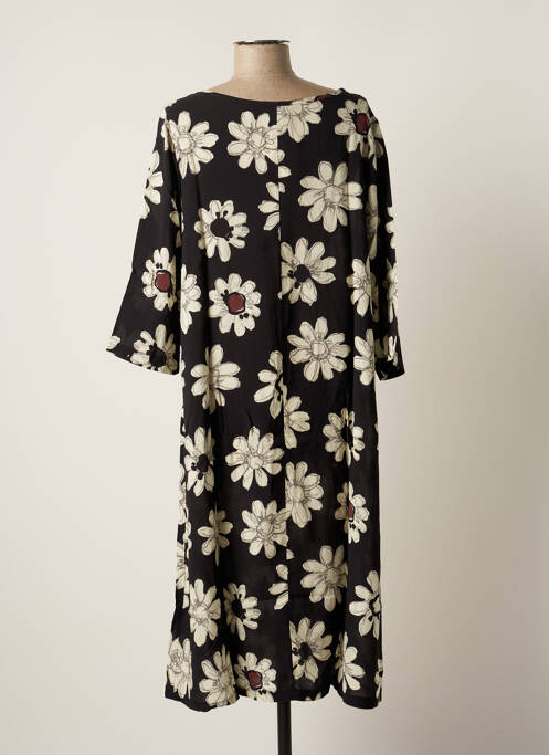 Robe mi-longue noir G!OZE pour femme