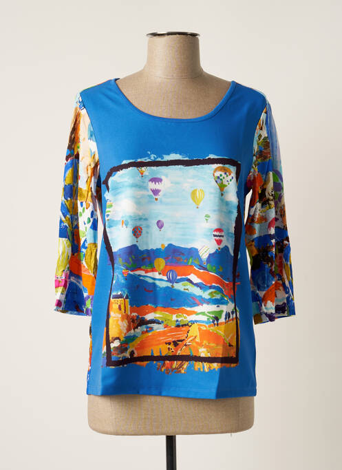 Top bleu MALOKA pour femme