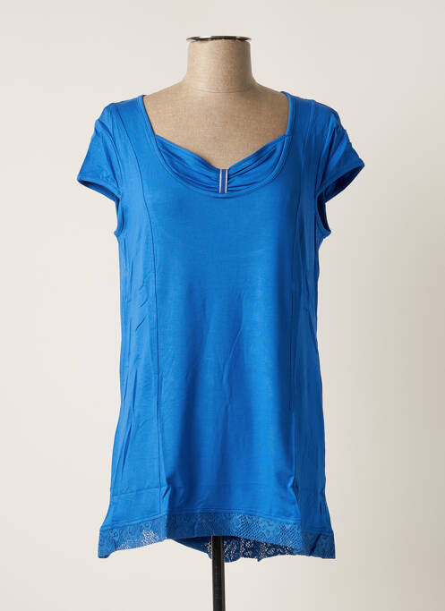 Top bleu MALOKA pour femme