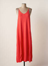 Robe longue sans manche sans manche rouge MALOKA femme