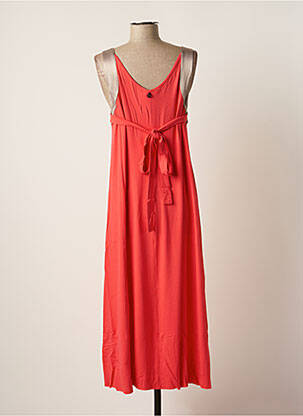 Robe longue sans manche sans manche rouge MALOKA femme