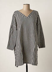 Pull tunique noir G!OZE pour femme seconde vue