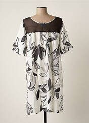Tunique manches courtes blanc G!OZE pour femme seconde vue